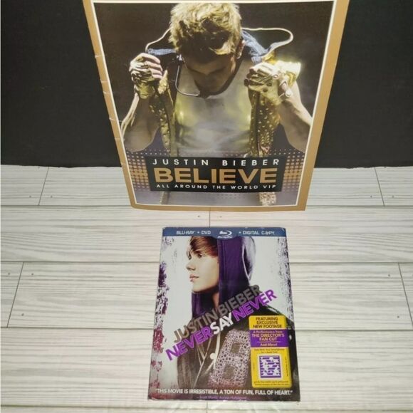 Justin Bieber Never Say Never Blu-ray DVD Combo - Picture 2 of 11